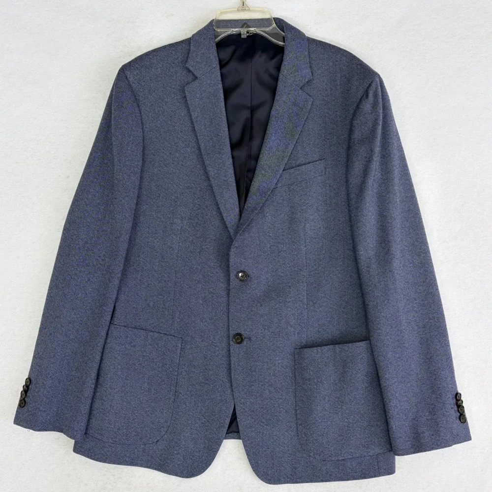 Banana Republic Mens 44R Blazer Fabbrica Alta Marzotto Italian Wool Sport Coat